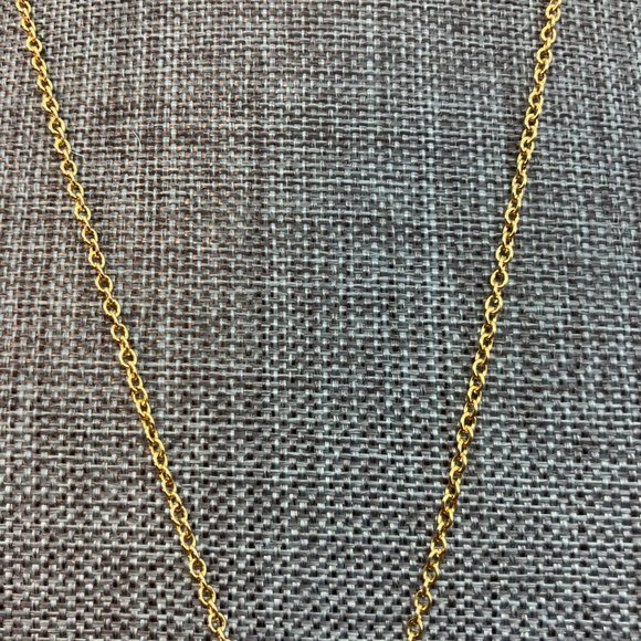 Kelly Waters Snowflake Pendant Pewter Necklace Gold Textured Delicate Chain Wint - Picture 5 of 13